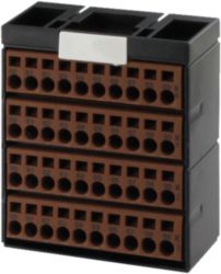 CUBE20 POTENTIAL TERMINAL BLOCK 4XBROWN