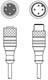 CONECTOR+KABEL 5M PVC 4P M12/F-M R/R