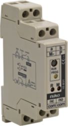 Pre-programmed external relay for DIN-rail mounting