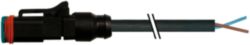 Valve plug MDC06-3s with cable PUR 3x0.75 bk UL/CSA+drag ch. 15m