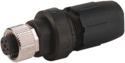 MOSA M12 FEMALE 0° FIELD-WIREABLE (IDC) 3-pol. 0.5…1.0mm²