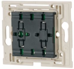 Pushbutton, 2-way, +LED, radio, 45x45 mm