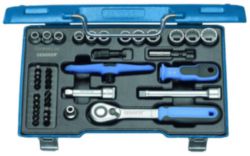 Dopsleutelset 3/8" 40-dlg IN-IS-PH-PZ-TX-XZN