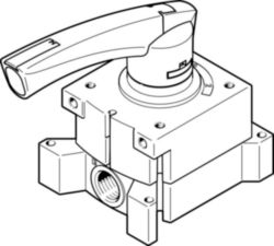 VHER-P-H-B43U-G18 hand lever valve