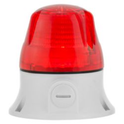 FLITSLICHT ROOD 230-240VAC IP54 XENON