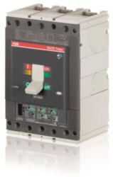 Tmax T5N 400/R400  3P vast met vooraansluiting PR222/MP microprocessor bev. In = 400A Im = 2400...5200A
