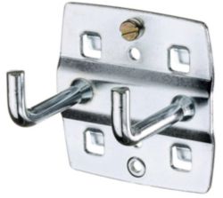 Gereedschaphaak, dubbel, haakeinde haaks 35x6 mm