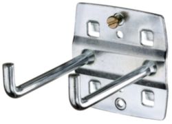 Gereedschaphaak, dubbel, haakeinde haaks 75x6 mm
