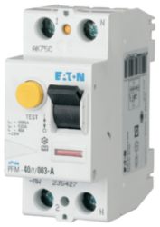 Residual current circuit breaker (RCCB), 63A, 2pole, 30mA, type A