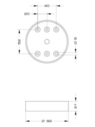 BASE LT SHALLOW  V12/24DAC  BK