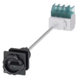 3LD switch disconnector, main switch, 4-pole, Iu: 32 A, operating powe