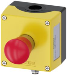 Enclosure for command devices, 22 mm, round