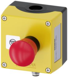 Enclosure for command devices, 22 mm, round