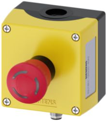 Enclosure for command devices 22 mm round plastic enclosure top part yellow