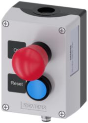 Enclosure for command devices, 22 mm, round