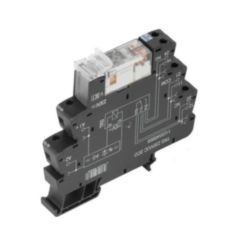 Relay module, 230 V UC ±5 %, Green LED, Rectifier, 2 CO contact (AgNi)