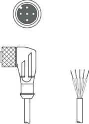 Aansluitkabel KD U-M12-5W-P1-020