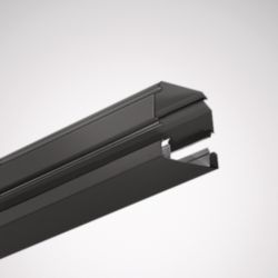 Blindafdekking van PVC, zwart, lengte 368,5 mm, 765... E-Line Next Fix