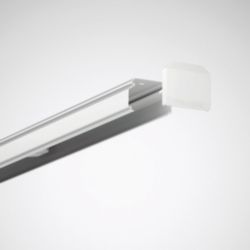 eindafdekking voor het afsluiten van een LED-lichtlijn van het type E-