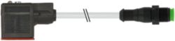 M12 male 0° Lite / MSUD valve plug A-18mm PVC 3x0.75 gy 1.5m