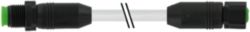 M12 male 0° / M12 female 0° A-cod. Lite PUR 8x0.25 gy +drag ch. 5m