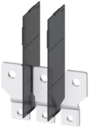 Front bus connectors broadened, 3 units, accessory for: 3VA1 250