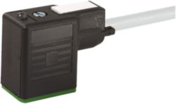 MSUD valve plug B-10mm with cable PUR 3x0.75 gy UL/CSA+robot+drag ch.