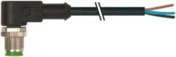 M12 male 90° A-cod. with cable PUR 5x0.34 bk UL/CSA+drag ch. 25m
