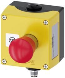 Enclosure for command devices 22 mm round, enclosure material metal enclosure top part yellow
