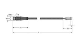 Actuator- en sensorkabel / PP-EPDM, Aansluitkabel