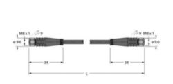 Actuator- en sensorkabel / PP-EPDM, verbindingsleiding