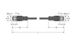 Actuator- en sensorkabel / PP-EPDM, verbindingsleiding