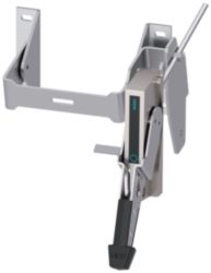 Actuating unit with rod, variable depth, flanged for 3VA52/62
