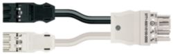geconfectioneerde Y-kabel;Eca;2 x steker / bus;