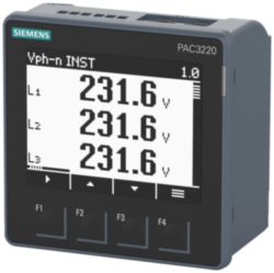 SENTRON PAC3220 LCD 96X96 mm Power Monitoring Device Controll panel in