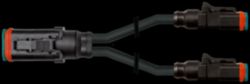 Valve plug MDCY06-4s / 2x MDC06-2s PUR 2x0.75 bk UL/CSA+drag chain 5m