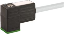 MSUD valve plug C-8mm with cable PUR 3x0.75 gy UL/CSA 30m