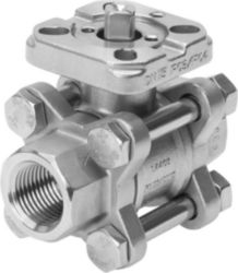 VZBA-1/4"-GG-63-T-22-F0304-V4V4T ball valve