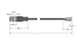 Actuator- en sensorkabel / PP-EPDM, Aansluitkabel