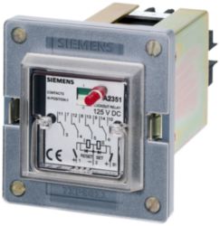 FAST LOCK-OUT RELAY 4 CHANGE OVER CONTACTS OPERATING TIME 8MS AUXILIARY VOLTAGE: 48V DC WITH RESET PUSHBUTTON RELAIS WITH SOCKET 7XP9011-1 FOR FLUS...
