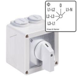 0-Y-3HOEK 25A OPBOUW IP42