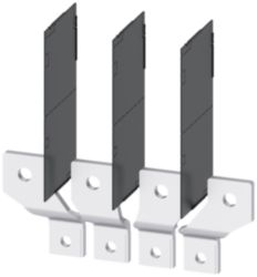 Front bus connectors broadened, 4 units, accessory for: 3VA1 400/630 3VA2
