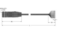 Actuator- en sensorkabel, Aansluitkabel
