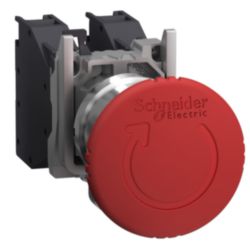 Harmony XB4 - noodstop Atex gas & stof - draaien-trekken - 1NO+1NC - r