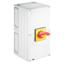 Nood/Uitschak. 3polig 0-1 250A opb. IP65 vergr. R/G