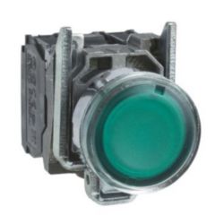 VERL. DRUKKNOP BA9S GN <lt/>250VAC