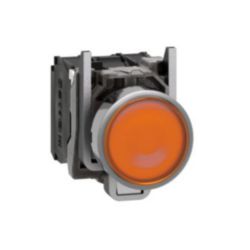 VERL. DRUKKNOP PLED ORANJE 230VAC