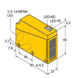 Foto-elektrische sensor, diffuse sensoren