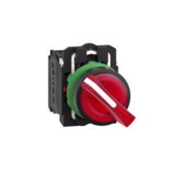 VERL. KEUZESCHAKELAAR P-LED RD