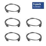 AK5333 PWRCORD USA - C13 LOCK 2M 5PCS